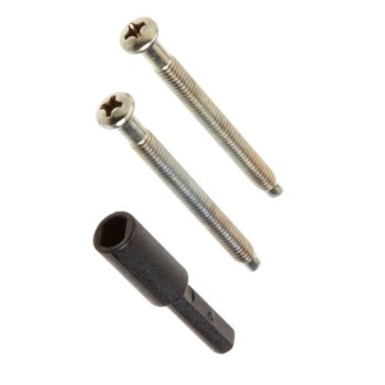 Kwikset 81706-004 Thick Door Knob & Lever Install Kit ~ Satin Nickel