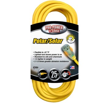 Coleman Cable 01687 Outdoor Extension Cord - 25 feet