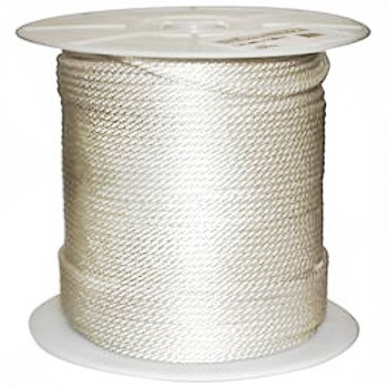 Canada Cordage 710120-00500-0 Solid Braided Nylon Rope ~ 3/8" X 500 Ft
