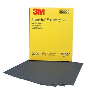 3m 051131020207 Wet Or Dry Sandpaper, 9" X 11" ~ Pack Of 50 Sheets