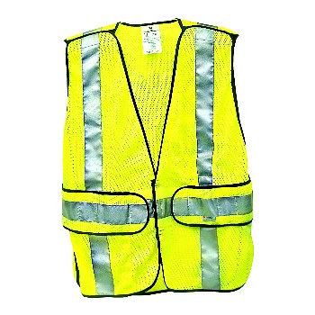 3m 078371946173 Safety Vest, Fluorescent Yelllow ~ Class 2