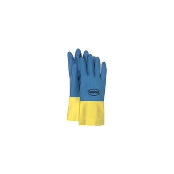 Boss 55m Latex Gloves - Lined - Medium