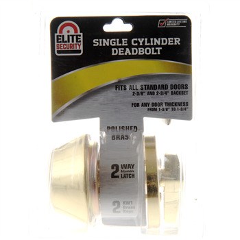 Pb Sngl Cylinder Deadbolt