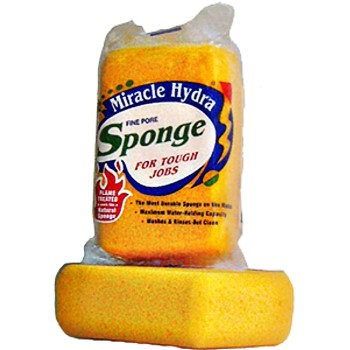 Hydra 2m Fine Pore Sponge ~ 6-1/8" X 4-1/8"