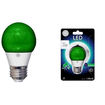 General Electric 92126 Party Bulb, Green ~ Led