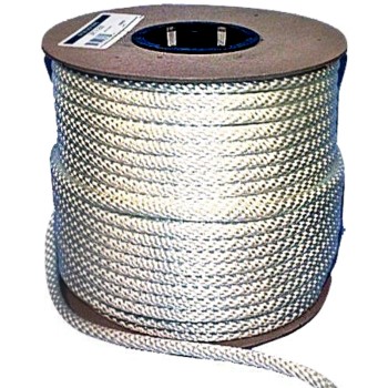 Canada Cordage 710080-00250-0 Solid Braided Nylon Rope ~ 1/4" X 250 Ft