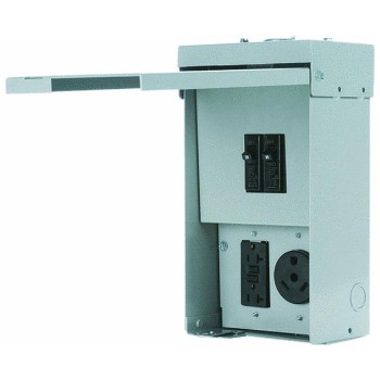 Eaton Corp Chu4n7ns Unmetered Temporary 30 Amp Power Outlet Panel ~ 125 Volt