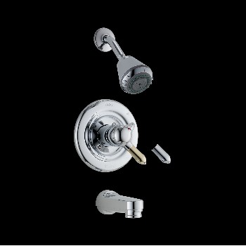 Delta Faucet 1748-74 Tub & Shower Faucet - Classic Monitor - One Handle