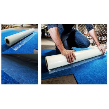 Surface Shields Cs2450 Temporary Carpet Protection Shield, Self Adhesive ~ 24" X 50 Ft