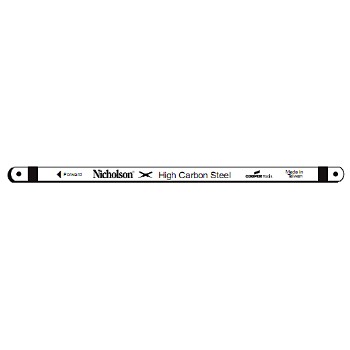 Nicholson 63256 Carbon Steel Hacksaw Blade, 12" X 18 Tpi