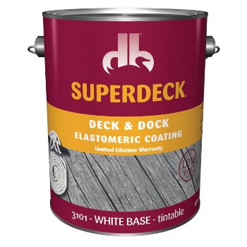 Superdeck/duckback Sc31014 Deck & Dock Elastomeric Coating ~ White/gallon