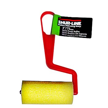 Shur-line 07130 Foam Trim Mini-roller, 3"