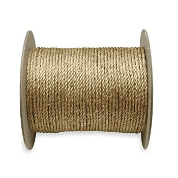 Canada Cordage 510200-00600ppp Brown Rope - Twisted Poly 5/8" X 600