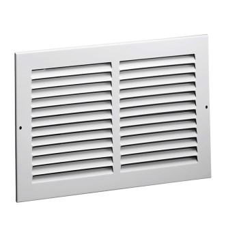 Hart & Cooley 372w14x14 Side Wall Return Air Grille, White
