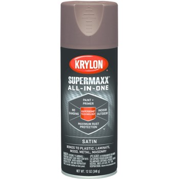 Krylon 8978 Supermaxx Paint, Spray ~ Earth Satin