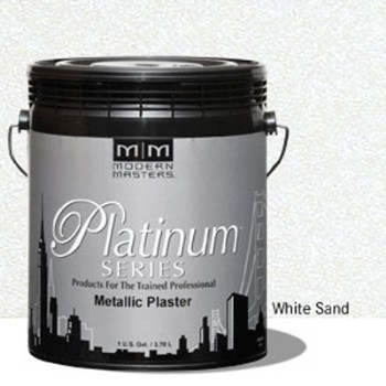 Modern Masters Psmp739gal Metallic Plaster, White Sand ~ Gallon