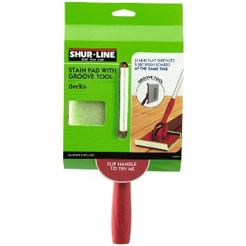 Shur-line 1791257 Stain Pad W/ Grve Tool