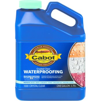 Cabot 140.0001000.007 Waterproofing Tones Sealer, Clear ~ Gallon