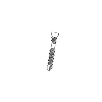 Grk Fasteners 16083 Composite Screw, Reverse Thread 8 X 3-1/8 Inch