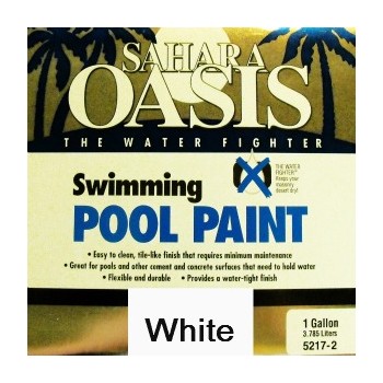 Sahara Oasis 5210-2 Swimming Pool Paint, White ~ Gallon