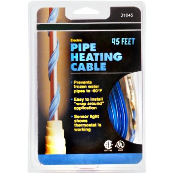 Wrap-on 31045 Pipe Heating Cable, 45 Feet