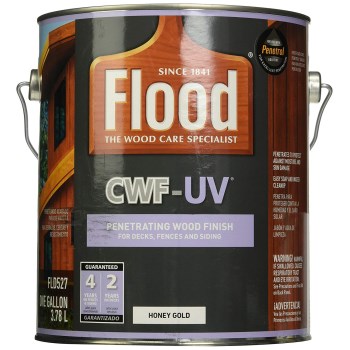Ppg/akzo Fld527-01 Flood Cwf-uv Pro Series Deck & Siding Stain, Honey Gold ~ Gallon