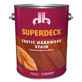 Superdeck/duckback 25034 Exotic Hardwood Stain, Cherry ~ 1 Gallon