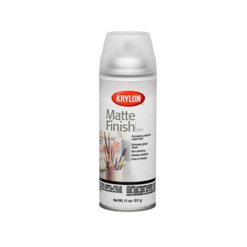 Krylon 51311 Graphic Arts Clear Matte Satin Finish ~ 11 Oz Spray Cans
