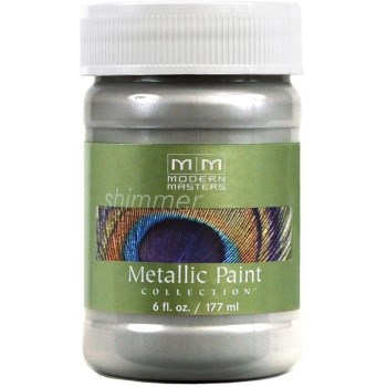 Modern Masters Me150-06 Metallic Paint, Silver 6 Ounce
