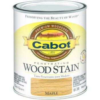 Cabot 1440008138005 Wood Stain - Maple - 1 Quart
