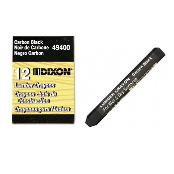Dixon/prang 49400 Lumber Crayons ~ Carbon Black