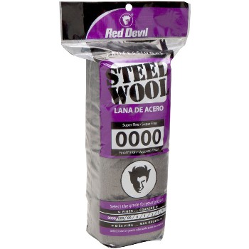 Red Devil 0310 Steel Wool Pads, #0000 Super Fine ~ 16 Pads/pack