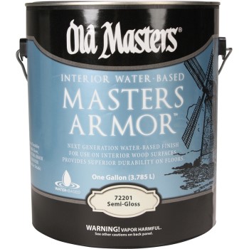 Old Masters 72201 Master Armor Polyurethane Finish, Semi-gloss Clear ~ Gallon
