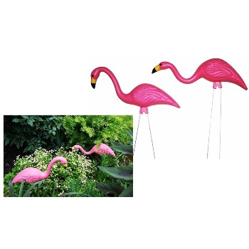 So. Patio Hdr-493674-10 Pink Garden Flamingos ~ 2 Pack