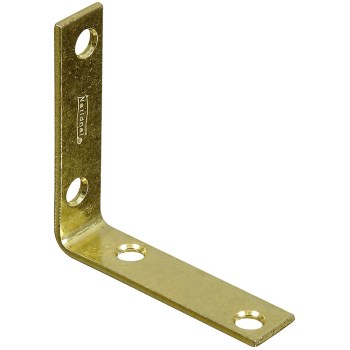National 190843 Brass Brace,visual Pack 115 2 - 1/2 X 5/8 Inches