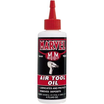 Warren Dist Marv0080 Mm080r 4oz Marvel Air Tool Oil