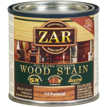 Zar 11406 Wood Stain~provincial, 1/2 Pint