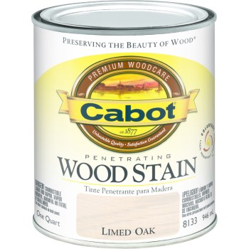 Cabot 1440008133005 Wood Stain, Interior - Limed Oak ~ Quart