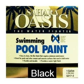 Sahara Oasis 5224-2 Swimming Pool Paint, Black ~ Gallon
