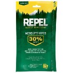 15ct 30% Repel Wipes