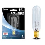 Tubular Light Bulb, Clear ~  145V - 15W 