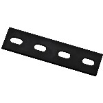 Mending Plate, HD  Rectangular Black Finish ~ 16"x 1.5x 1/4""