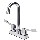 Handicap Two Handle Bar Faucet