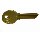 Y1 Brass Key Blank