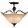 Oil Rubbed Bronze Semi-Flush Light