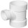 3x3x2 Dwv Sanitary Red Tee