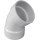 1-1/2 Dwv 45d Hubxhub Ell