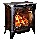 Dual Fuel  Lancaster 3-Sided Gas Stove 